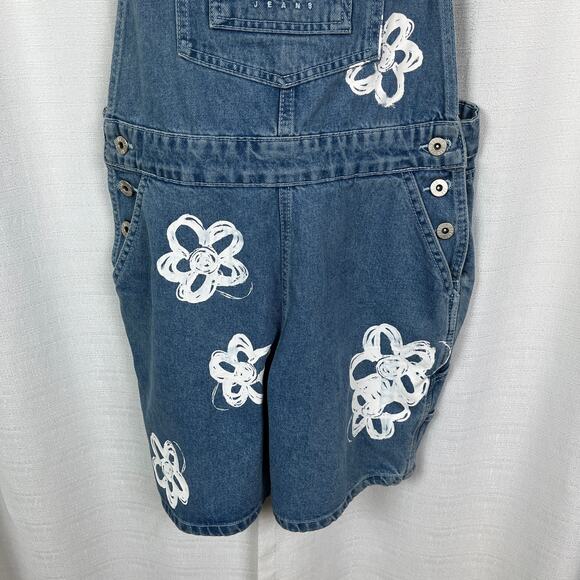 The Ragged Priest Flower Print Shortalls Sz.28 NWT - Picture 6 of 15